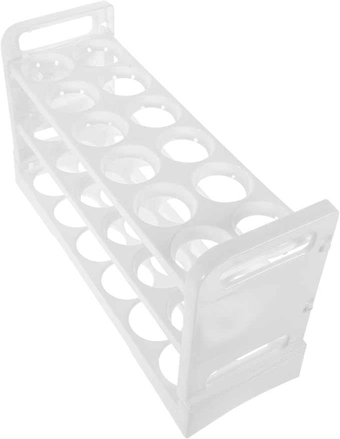 jojofuny 36pieces Egg Storage Box Fridge Egg Rack Layers Holder for Refrigerator Kitchen Organizer Stand