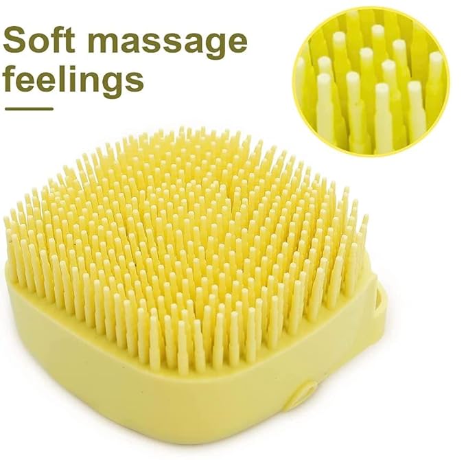Pets Bath Brush,Scrubber for Bath, Dog and Cat Shampoo Brush,Washing/Shower Brush