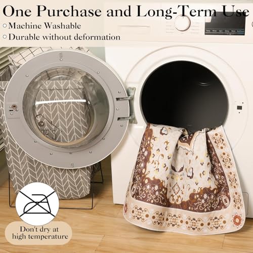 EXPAWLORER Washable Pee Pads for Dogs - 2 Pack Waterproof & Leakproof Reusable Training Dog Pads Pet Puppy Pads,Dog Nonslip Potty Pads for Floor, Crate, Couch Whelping Mats,Khaki 18"x24"