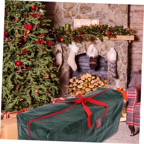 Christmas Tree Storage Bag Large Capacity Holiday Decoration Organizer and Water-resistant Xmas Tree Storage Pouch for Easy Moving