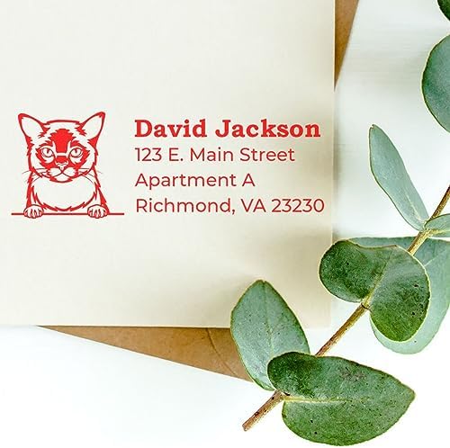 Burmese Custom Mailing Address Stamper - 7/8 x 2-1/4 - Perfect Address Stamps for Library Books - Made to Order Stamp for Small Business Owners in Myanmar - Efficient Shipping Solution
