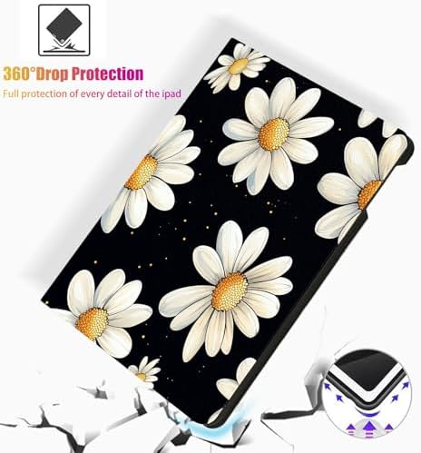 for Microsoft Surface Pro 11/10/9-13" 2024/2022 Tablet Case,Auto Wake/Sleep,Adjustable Stand Protective Cover - Daisy