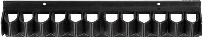 Horse Whip Crop Holder Wall Mounted Whip Rack Holder for Fishing Pole Storage, Holds up to 12 Whips or Crops, Bracket Hanger Horse Trailer Accessories for Tack Room(Color:Black)
