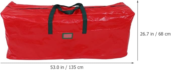 PRETYZOOM Large Capacity Christmas Tree Storage Bag Tree Pouch for Holiday Decorations Handles for Protects Trees Household Items