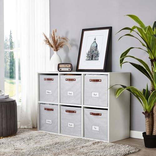 DECOMOMO Storage Bins, Storage Baskets for Shelves