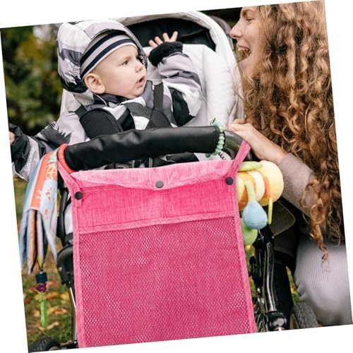 Pet Stroller Accessories Stroller Caddy Bag Mesh Storage Ideal for Supplies Snacks