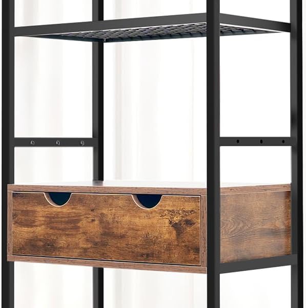 Elevated Dog Feeding Station with Storage Drawer & Shelves, 3 Heights
