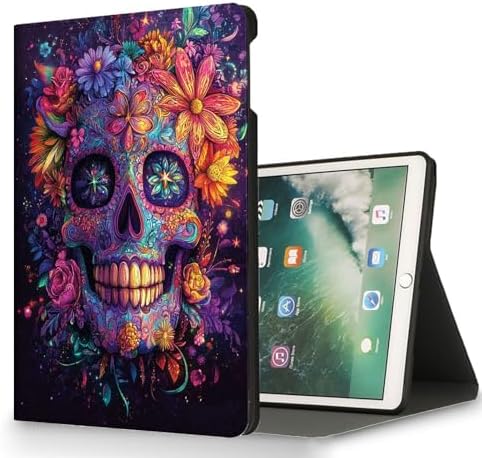 for Samsung Galaxy Tab A 8.0 2019 Model T290/T295 Tablet Case,Auto Wake/Sleep,Adjustable Stand Protective Cover - Colorful Dinosaur