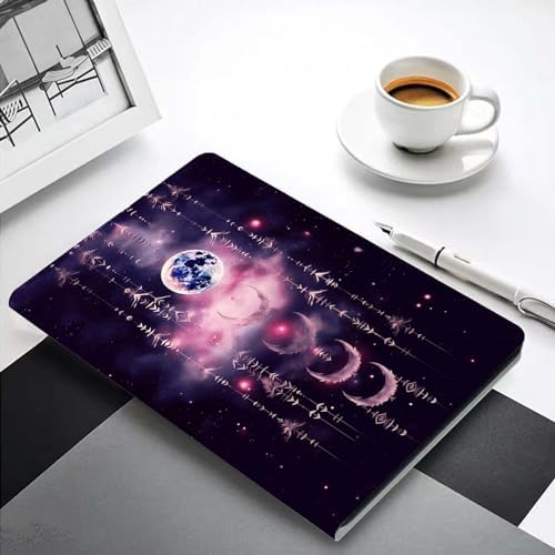 for Samsung Galaxy Tab S8 2022/Tab S7 2020 11" Tablet Case(Model SM-X700/X706/T870/T875/T878),Premium Leather Folio Stand Auto Wake/Sleep,Multiple Viewing Stand,Moon Eclipse Starry Night Sky