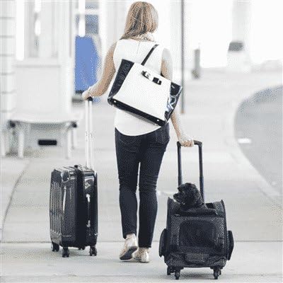 Gen7Pets Dog Carrier - Large Red Roller Bag Pet Carrier