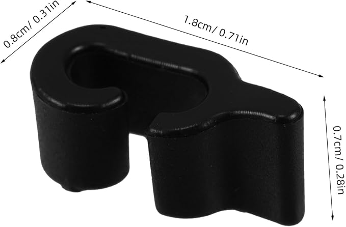 Zerodeko 40pcs Storage Cabinet Buckle Pet Gate Locks Animal Gate Latches Crate Door Buckles Rabbit Cage Clips Pet Fence Connectors Buckle Connectors Strong Clamps Crate Locks Black Plastic