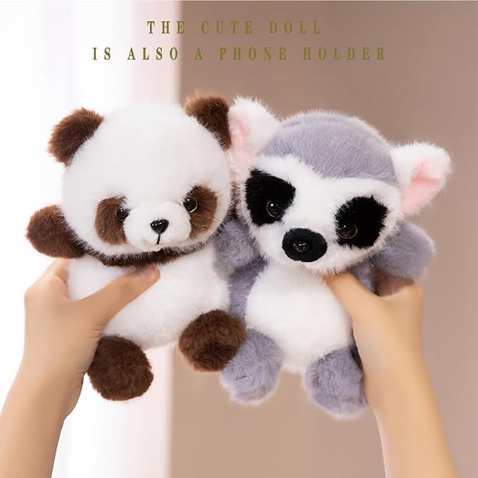 Cute Decoration Cell Phone Holder Stand for Desk, iPhone Mount for Accessories Gifts,Cool Desktop Decor Gadgets to Support Your Cellphone for Men Women Boys Girls to Carry On (Panda-new)
