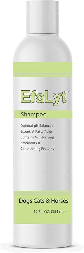 Pet Shampoo and Cream Rinse Set, Hypoallergenic Formula with Essential Fatty Acids, Natural Moisturizing for Pets, 12 fl oz (Hypoallergenic Shampoo)