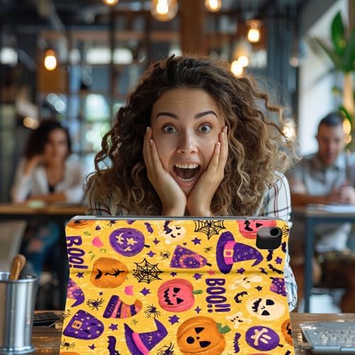 for Samsung Galaxy Tab S10 Plus 2024/S9 Plus/S9 FE Plus 5G 2023 12.4 Inch Tablet Case,Auto Wake/Sleep,Adjustable Stand Protective Cover - Day of The Dead Sugar Skull