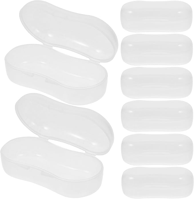 MAGICLULU 20pcs Pet Finger Toothbrush Storage Case Portable Pp Box | Protective Dustproof Organizer for Pet Owners, Easy to Clean, Fits Finger Toothbrush Accessories