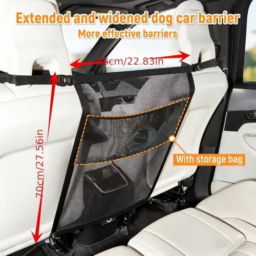Mesh Dog Car Barrier for Dodge Charger 2015-2023