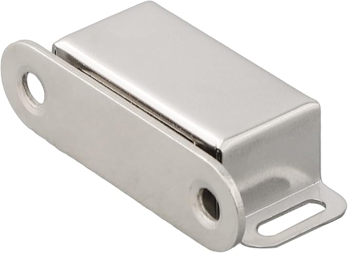 304 Stainless Steel Magnetic Cabinet Latch with 40kg Pull Force, Door Catch for Kitchen Bathroom and RV Use(S)