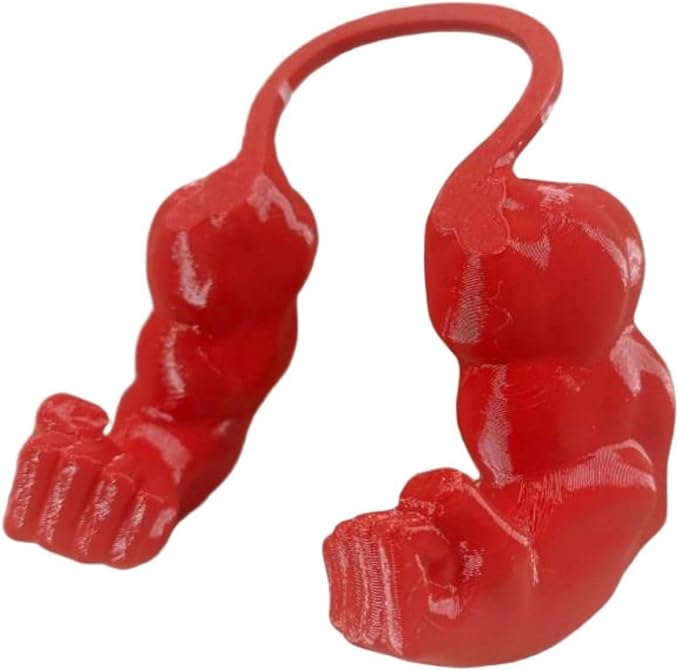 greenbar Muscle Arms for Cats, Cat Arms Muscle, Cat Arms, Red | Comfortable, Shoulder-Worn Cat Cosplay Accessory; Suitable For Halloween, Christmas, And Birthdays; Fits Small Cats And Dogs.