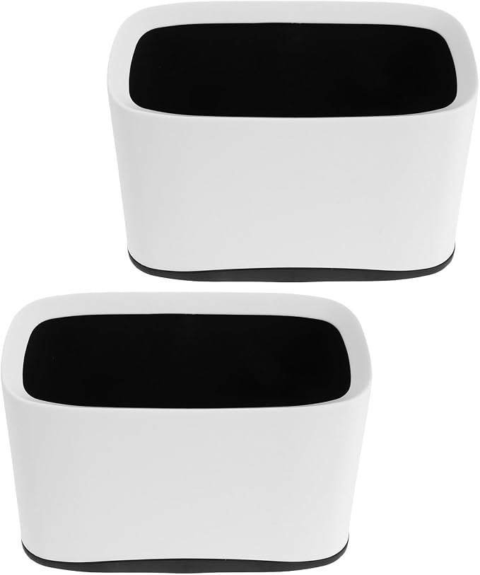 2pcs Cat Litter Scoop Holder Stand Plastic White Universal Base | Enhanced Stability, Space-saving Organizer for Cleaning Routines, Portable Design for Travel Purposes