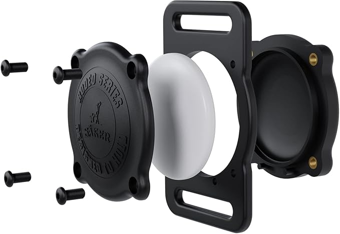 SÄKER IP68 Waterproof The Safest AirTag Dog Collar Holder, Dustproof, Ultra-Durable, Fits Up to 1.5" Collars | Will Not Damage Your Collar | Perfect Way to GPS Track Your Dog | Designed in Montreal