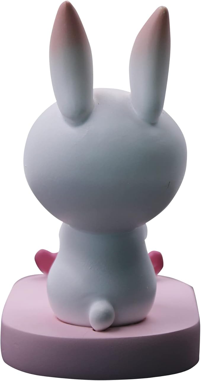 Cute Rabbit Cellphone Holder Stand Animal Smartphone Desk Stand for All Mobile Phones Bunny Phone Stand Desk Ornament