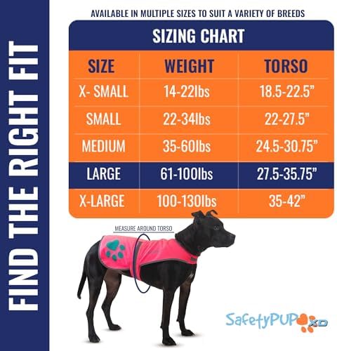 Reflective Dog Vest, Hi Vis Safety Gear for Low-Light Morning & Night Walks