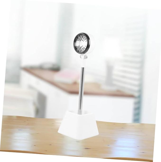 Mikikit Pet Hair Dryer Stand with Rotation and Material Hands Hair Dryer Holder for Easy Pet Drying White Color with Carton Packaging