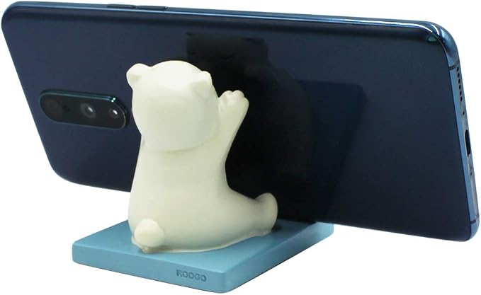 Cute Bear Phone Stand, Compatible with All Mobile Phones, Anti-Slip Base, Good Viewing Angle, Nice Gift