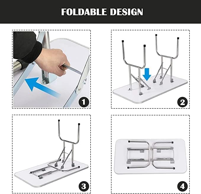 Pet Dog Grooming Table, Adjustable Large Heavy Duty Professional Foldable Trimming Stage with Arms, Noose, Mesh Tray, Maximum Capacity Up to 330LBS, 46''/Blue