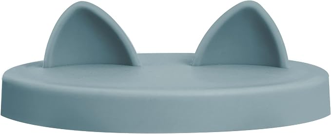 OHMO Cat Food Can Lids for 3oz Small Pet Cans, 2pcs, Light Blue | BPA-Free Silicone Can Cover, 2.5oz, Flexible&Durable, Reusable, Secure Seal, Easy to Clean, Keep Opened Meals Fresh