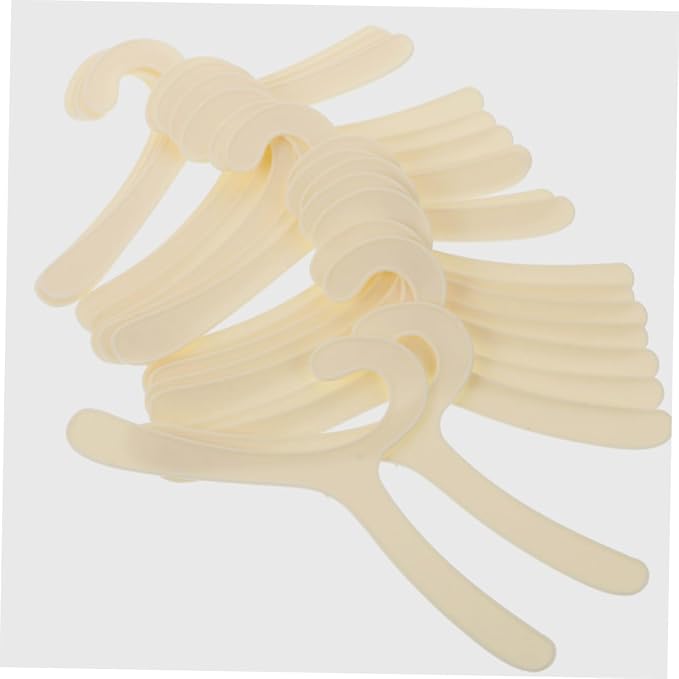 10pcs PET Clothes Hangers 19cm Adjustable PET Costume Rack for Dog Apparel Easy to Use Dog Dress Organizer