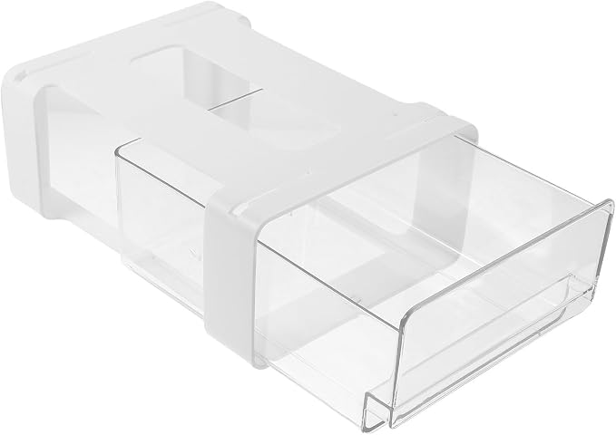 NUOBESTY White under Desk Storage Organizer Box with Large Capacity, Pet and Hips Material, Hidden Installation for Office and Living Room, Holds Chargers and Pencils Neatly