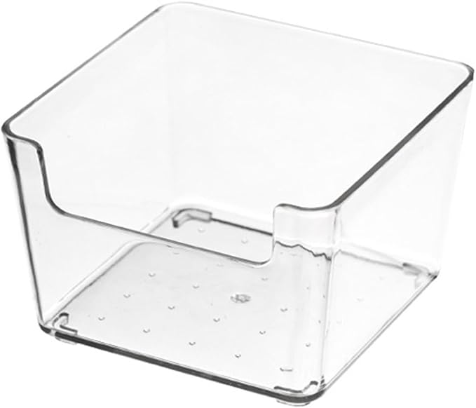 Drawer Organiser Set Clear Makeup Trays Desk Drawers Dividers Dresser Storage Bins Separation Box for Bathroom Transparent Pet Drawer Storage