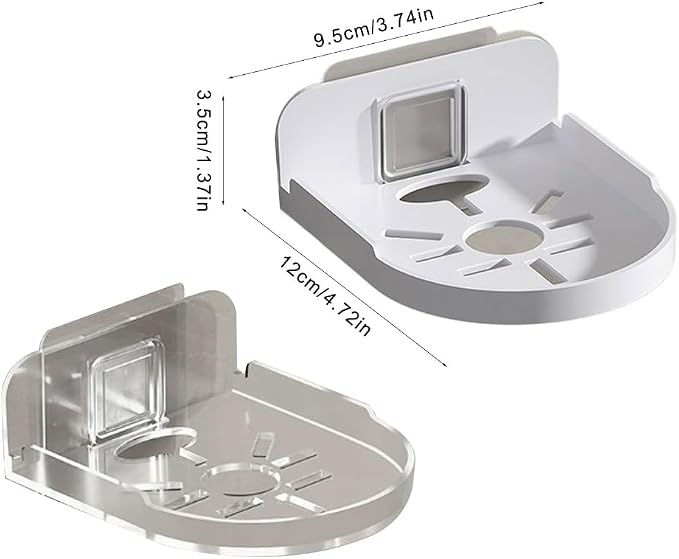 Adhesive Wall Mounted Security Camera Bracket None Drilling Surveillances Camera Holder Shelf for Baby Monitors,Speakers