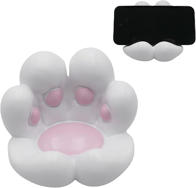 Cute Cat Claw Phone Holder Cat Paw Smartphone Holder Stand Kitty Tablet Holder Chair Shape Phones Stands Holders Storage Tray