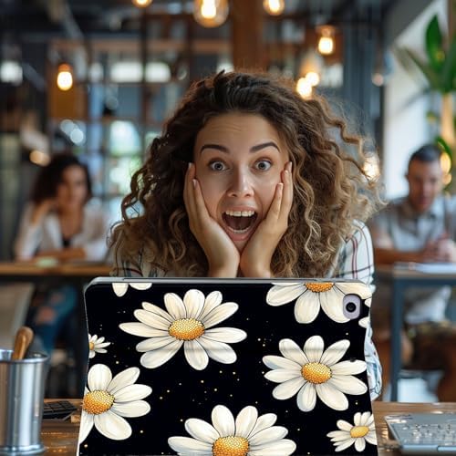 for Microsoft Surface Pro 7 Plus,Surface Pro 7/6/5/4 12.3" Tablet Case,Auto Wake/Sleep,Adjustable Stand Protective Cover - Daisy