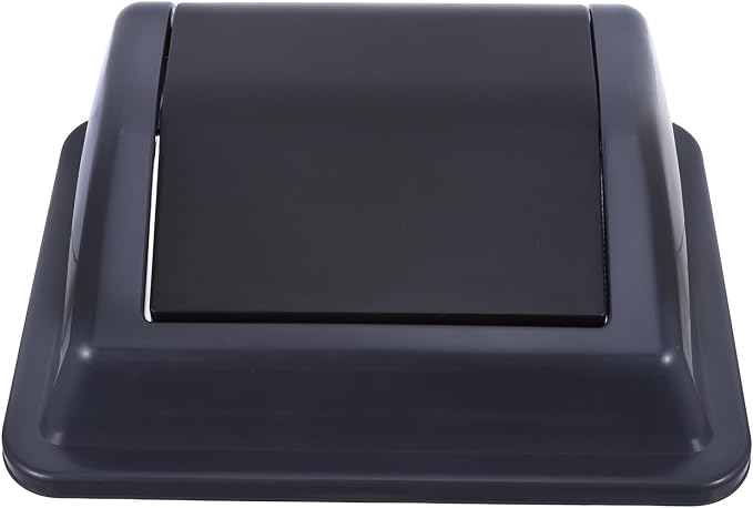 L Plastic Swing Lid Trash Can Replacement Cover for Commercial Trash Bin with Easy Installation and Safe Handling Suitable for Mall and Pet Food Storage