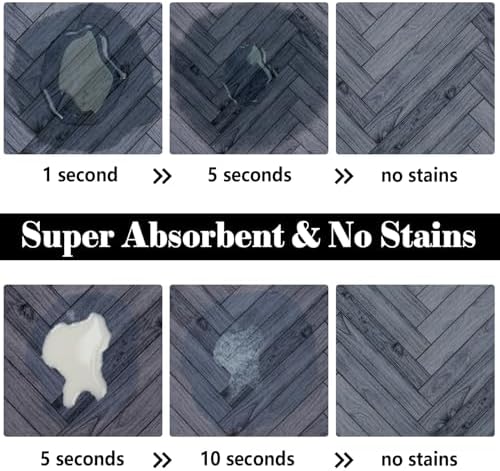 Dog Food Mats for Floors Absorbent, Pet Cat Food Mat - Quick Dry Dog Bowl Mats for Food and Water, Eco-Friendly Boho Pet Supplies