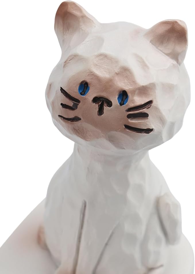 Cute Kitten Phone Stand Adorable Sitting Cat Phone Holder Cartoon Animal Mobile Holder Tablet Stand Cat Desk Ornament