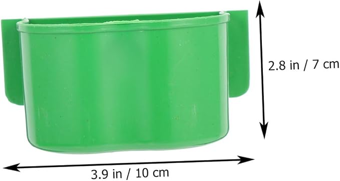 KALLORY 15pcs Bird Food Holder and Parrot Feeding Bowls Set with Water Feeder Portable Bird Cage Food Bowls for Flower-Shaped Water Dish and Parakeets
