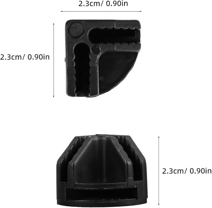 100Pcs Wire Cage Buckle Clips Plastic Connectors for Rabbit Pet Cages Wire Cube Organizer Storage Buckles(Black)