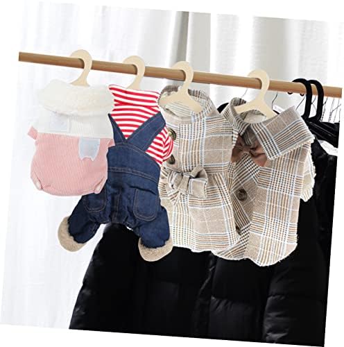 Toyvian 40pcs Cat Dog Clothes Hangers Lightweight Pet Coat Drying Racks Small Pet Clothing Organizer for Puppy Kitten Apparel Storage