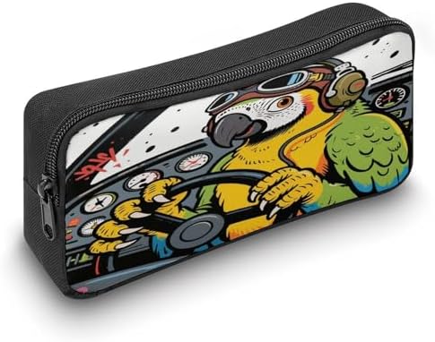 Funny Pets Pencil Case Aesthetic Pencil Bag for Women, Makeup Pouch, Multifunctional Pouch for Stationery Large Opening Portable Stationery Organizer
