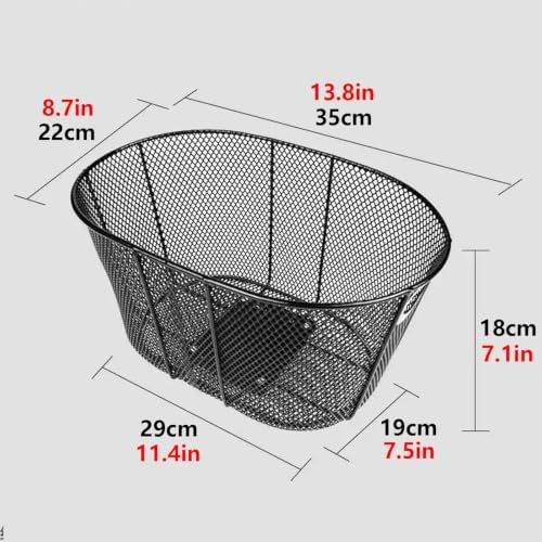 Scratch-Free Rubber Wrap Pet Bike Basket, Padded PU Lining for Small Dogs | Built-in Anti-escape Safety Hook, Stable Anti-slip Rubber Mount Pad(Mountain bikes)