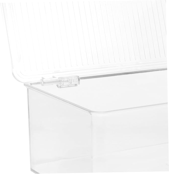 TEHAUX Sturdy Cd Storage Box Portable Cd Case Lid DVD Holder for Car Decorative Organizers for Home and Office