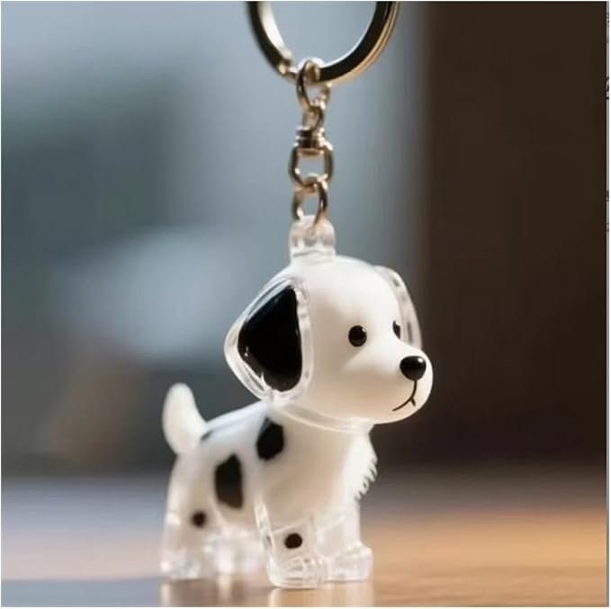 EPMANN Dog Hair Collector Keychain Charm Memorial Storage Box, Transparent Bottle for Pet Hairs Keychain, Pets Fur Keepsake Keyring for Collecting Hair, Portable Pet Memory Capsule(11)