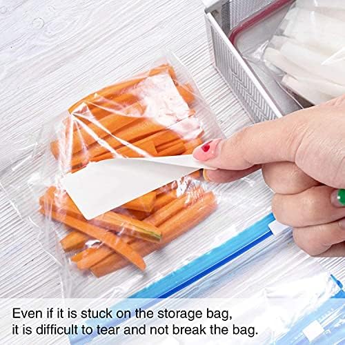 Removable Waterproof Labels for Bottles -320PCS 0.62 x 2.35 inch Organizing Name Labels for Food Containers Blank Nametags for Jars File Folders Small Storage Bin. Only Handwrite | 0.6 x 2.3 in Blank Writeable Name Label, Storage Tags for Food Containe...