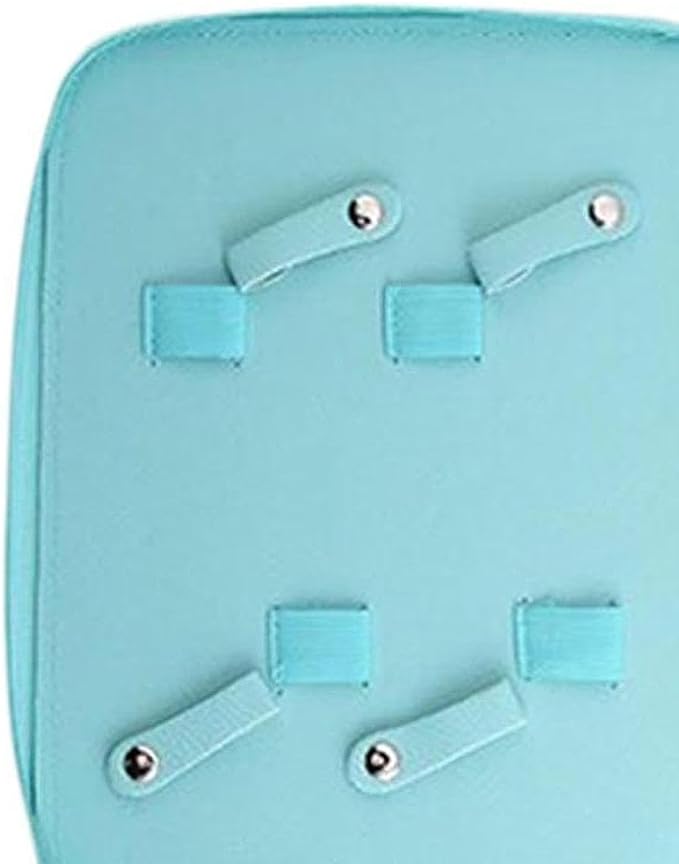 Pet Grooming Tool Storage Case Dog or Cat Grooming Supplies Dog Grooming Bag Portable PU Leather Storage Organizer Suitable for Professional Pet, Blue