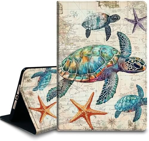 Bxgolkgd Tablet Case for Samsung Galaxy Tab A9 Plus/A9+ 5G 11 Inch 2023(SM-X210/X215/X216/X218),Shockproof Stand Cover with Heat Dissipation,Auto Wake/Sleep Function,Turtle Map