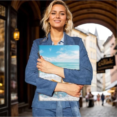 Bxgolkgd Tablet Case for Samsung Galaxy Tab S6 10.5 Inch 2019,Shockproof Stand Cover with Heat Dissipation,Auto Wake/Sleep Function,Summer Beach